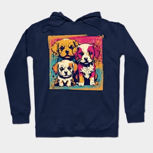 Puppy Pop Art Hoodie